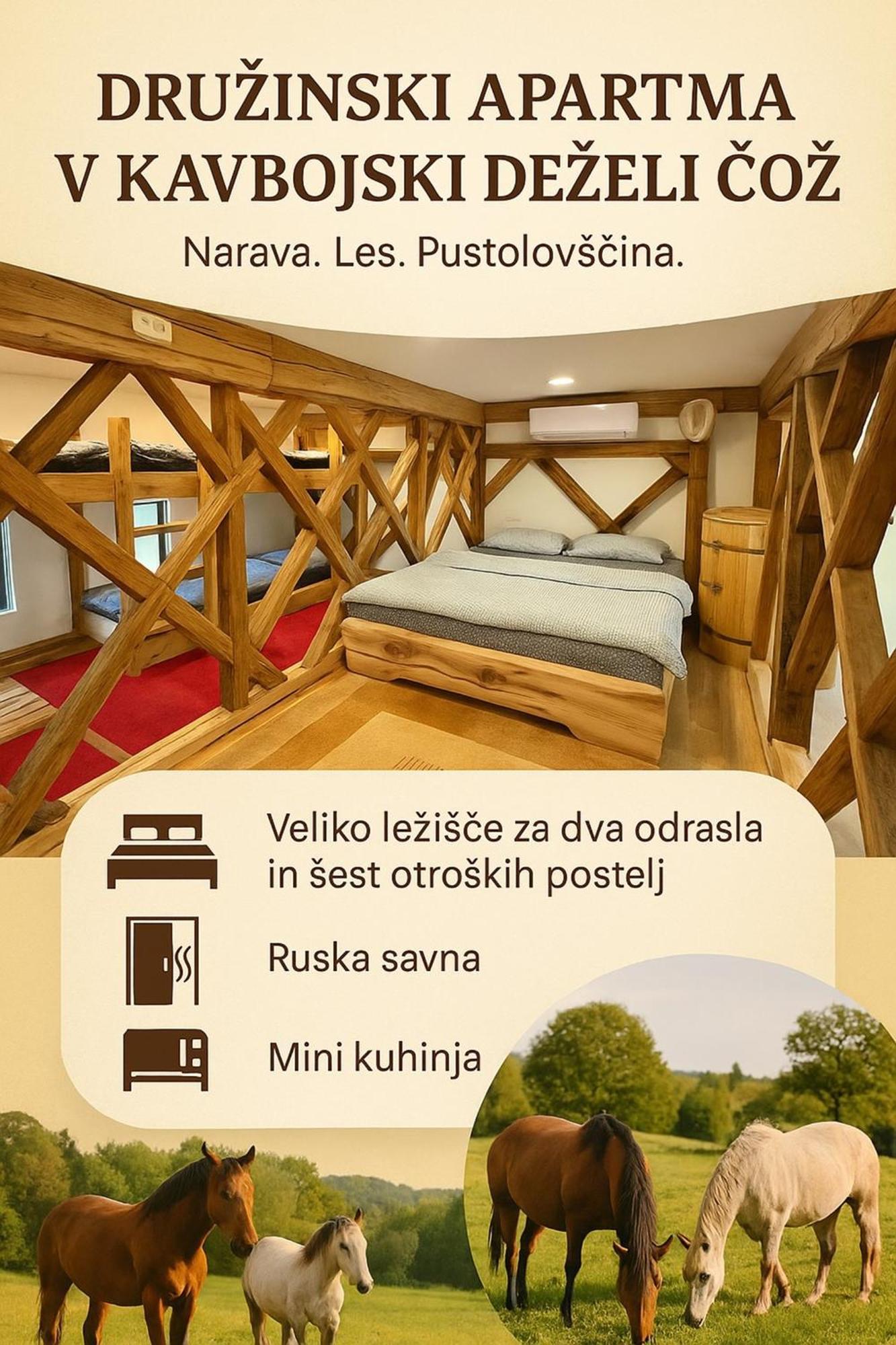 Hotel Cowboy'S Land Visnja Gora Exterior foto
